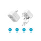 Unico Universal Reiseadapter 150 Länder Weiß - MIZO.at