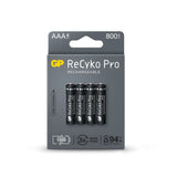 GP ReCyko Pro AAA 800mAh Akkus – 4er Pack – NiMH & Langlebig - MIZO.at