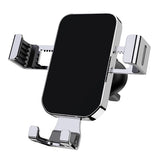 Gravity Auto Smartphone-Halter Silber – Lüftungsgitter Befestigung YC12 - MIZO.at