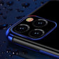 Samsung S22 Clear Case Blau – Metallic Frame TPU Gel Schutzhülle - MIZO.at
