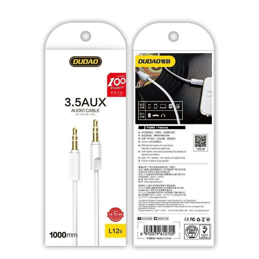 DuDao AUX Mini-Jack Kabel 3,5mm Audio Stereo Kabel 1m - MIZO.at