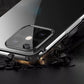Samsung S22 Clear Case Schwarz – Metallic Frame TPU Gel Schutzhülle - MIZO.at