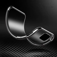 Samsung S22/S22+ Clear Case | Blue Metallic Frame TPU Gel Cover - MIZO.at