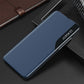 Samsung S24 Ultra Eco Leather View Case – Blau Premium Flip Cover - MIZO.at