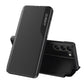 Samsung S24 Eco Leather View Case – Schwarz Smart Flip Cover Premium - MIZO.at
