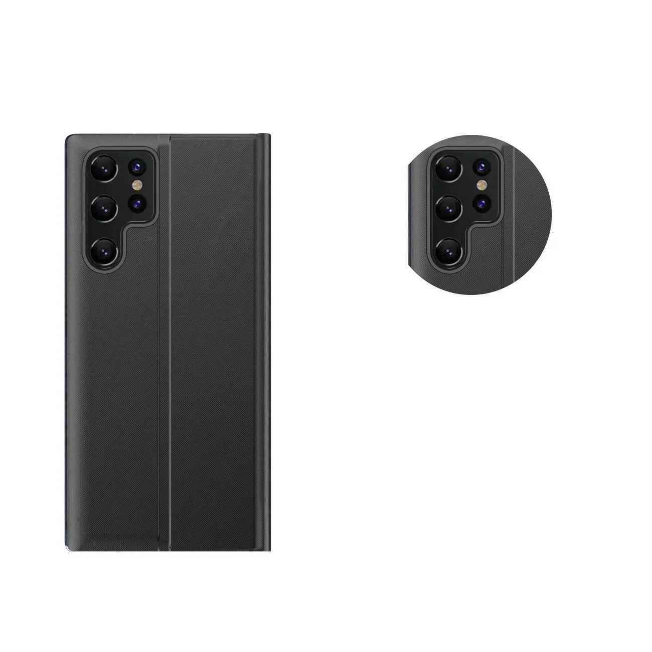 Samsung S24 Ultra Case | Sleep View Flip Cover with Smart Display - MIZO.at