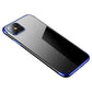 Samsung S22 Clear Case Blau – Metallic Frame TPU Gel Schutzhülle - MIZO.at