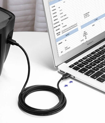 UGREEN USB Type-B Printer Cable | High-Speed 480Mbps 1.5m - MIZO.at