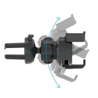 Car Air Vent Phone Holder | Silver Mechanical Clamp with Air Freshener - MIZO.at