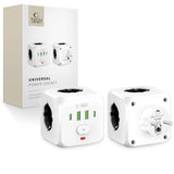 Tech Protect PCL3X4 Steckdose 3 Outlets USB-C Weiß - MIZO.at