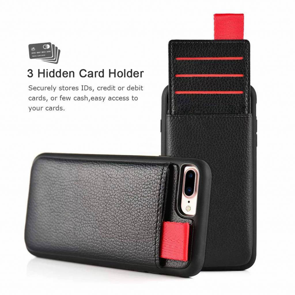O-Star Pop Out Card Wallet Case | iPhone 14 Pro Max Black - MIZO.at