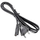 Akyga AK-RD-01A Stromkabel 1,5m | IEC C7 Euro-8-Kupplung Schwarz - MIZO.at
