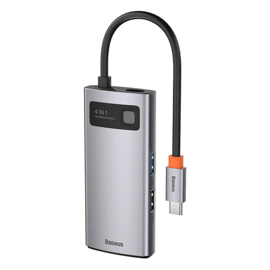 Baseus 4-in-1 USB-C Hub 100W PD – HDMI 4K & USB 3.2 - MIZO.at