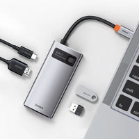 Baseus 4-in-1 USB-C HUB | 100W Power Delivery, 4K HDMI, USB 3.2 - MIZO.at
