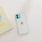 Samsung S21 Milky Case Blau – Flexible Silikon Cover - MIZO.at