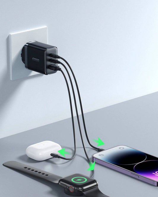 Joyroom JR-TCF10 32W Ladegerät – Dual USB-C & USB-A Quick Charge - MIZO.at