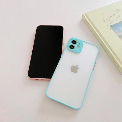 Samsung S21 Milky Case Blau – Flexible Silikon Cover - MIZO.at