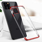 Xiaomi Mi 11 Case Rot – TPU mit Metallrahmen transparent - MIZO.at