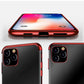 Xiaomi Mi 11 Case Rot – TPU mit Metallrahmen transparent - MIZO.at