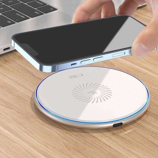 Tech-Protect 15W Inductive Charger | Fast Wireless Charging (White) - MIZO.at