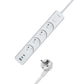 MORRE M406 Steckdosenleiste 4-fach + 3x USB | 1,5 m - MIZO.at