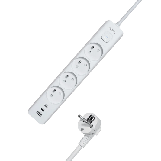 MORRE M406 Steckdosenleiste 4-fach + 3x USB | 1,5 m - MIZO.at