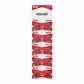 10er Pack Maxell G12 AG12 LR43 Mini Alkaline Batterien - MIZO.at