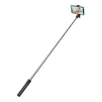 WHS1Y Telescopic Selfie Stick and Tripod with Phone Holder, 1m - Black - MIZO.at