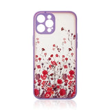 Lila Floral iPhone 12 Pro Max Case – Designer Schutzcover Premium - MIZO.at