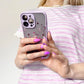 Lila Floral iPhone 12 Pro Max Case – Designer Schutzcover Premium - MIZO.at