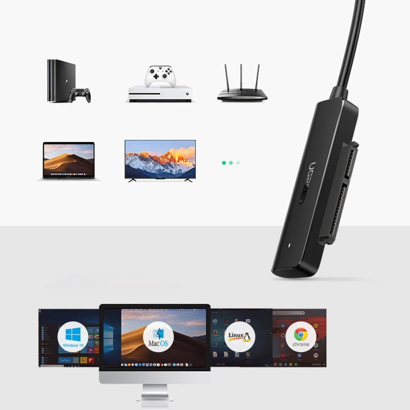 Ugreen SATA III USB Adapter | 5Gbps Data Transfer - MIZO.at