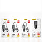 Dudao USB Auto-Ladegerät – Eingebautes Type-C Kabel 3,4A - MIZO.at
