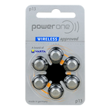 6er Pack Power One Varta Hörgerätebatterien 13 PR48 1,45 V - MIZO.at