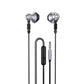 Dudao Metal Wired Earbuds – 3.5mm Mini Jack Grau X2C - MIZO.at