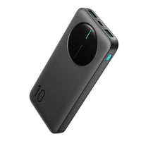 JR-PBF12 Power Bank, 10000mAh with 2 USB-A and 1 USB-C Ports - Black - MIZO.at