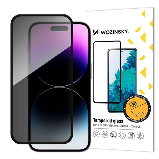 Wozinsky Privacy Panzerglas für iPhone 16 – Anti-Spy Filter - MIZO.at
