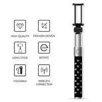 Disney Mickey Big Head Wireless Selfie Stick | Black - MIZO.at