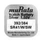 Murata 384 SR41SW Silber Knopfzelle 1,55 V - MIZO.at