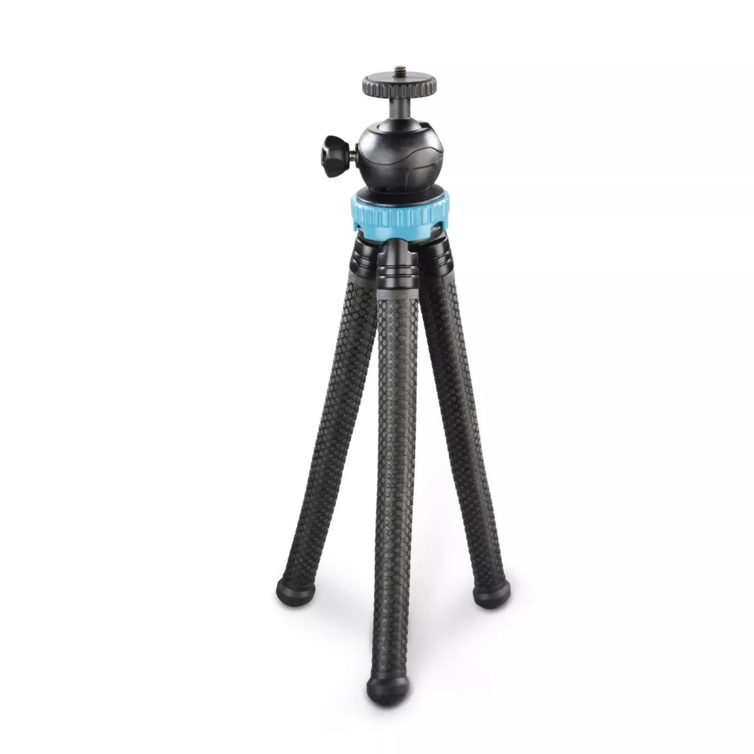 Hama 3-in-1 FlexPro Mini Tripod | 27cm, Flexible Legs, Blue - MIZO.at