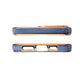 Blau iPhone 12 Pro Max Case – Goldrahmen Farbwechsel Schutzcover Premium - MIZO.at