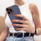 Blau iPhone 12 Pro Max Case – Goldrahmen Farbwechsel Schutzcover Premium - MIZO.at