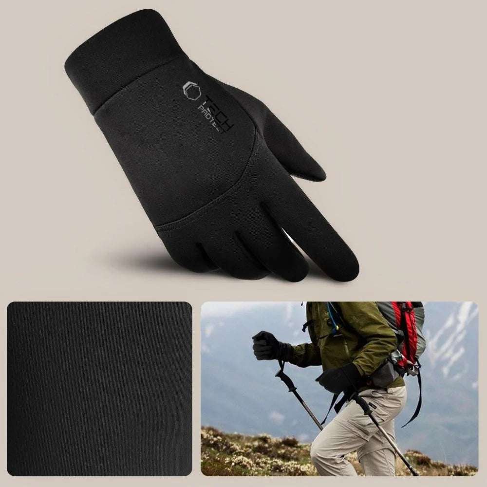 Tech-Protect WG01 Winter Touchscreen Gloves | L/M, Black - MIZO.at