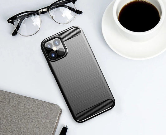 iPhone 12 Pro Max Carbon Case – Schwarz Premium Schutz Kohlefaser - MIZO.at