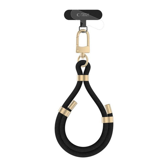Tech-Protect C4S Handschlaufe (Seil) | Elegant, Schwarz-Gold - MIZO.at