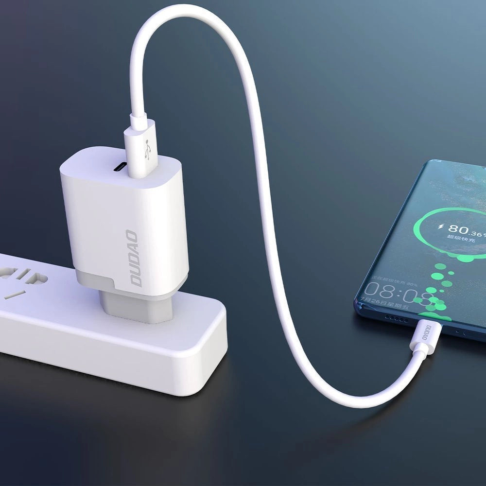 Dudao PD Wall Charger | 22.5W USB-C Fast Charging EU Adapter - MIZO.at