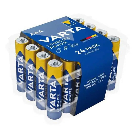 24er Pack Varta Longlife AAA LR03 Alkaline Batterien - MIZO.at