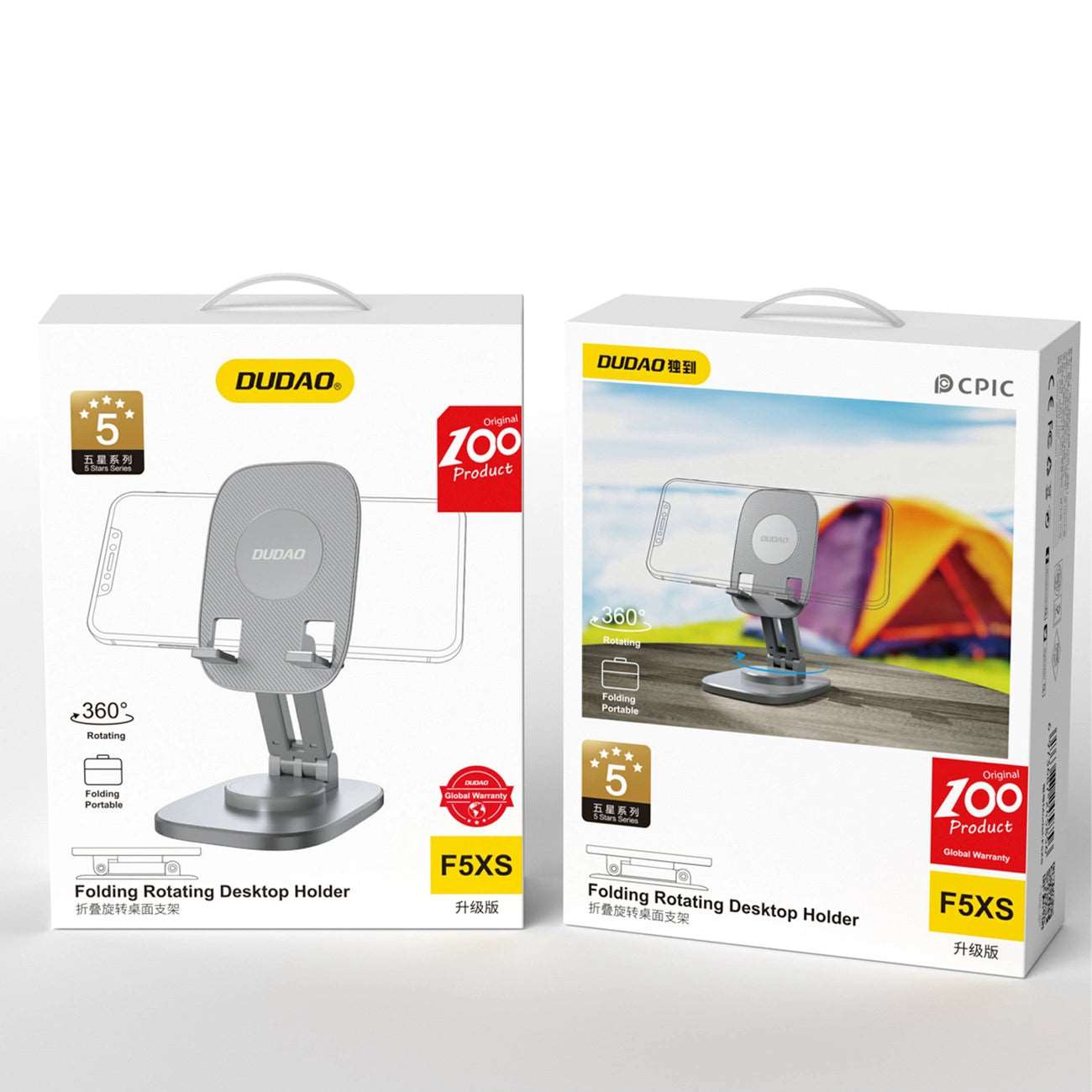 Dudao F5XS Telescopic Stand | Foldable Phone & Tablet Holder - MIZO.at