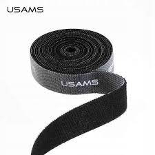 Usams Cable Organizer 1m – Schwarz Klettverschluss Kabelorganisation - MIZO.at