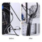 Usams Cable Organizer 1m – Schwarz Klettverschluss Kabelorganisation - MIZO.at
