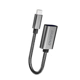 Dudao L15T OTG USB-C Adapter – Type-C Verbindung Grau Praktisch - MIZO.at